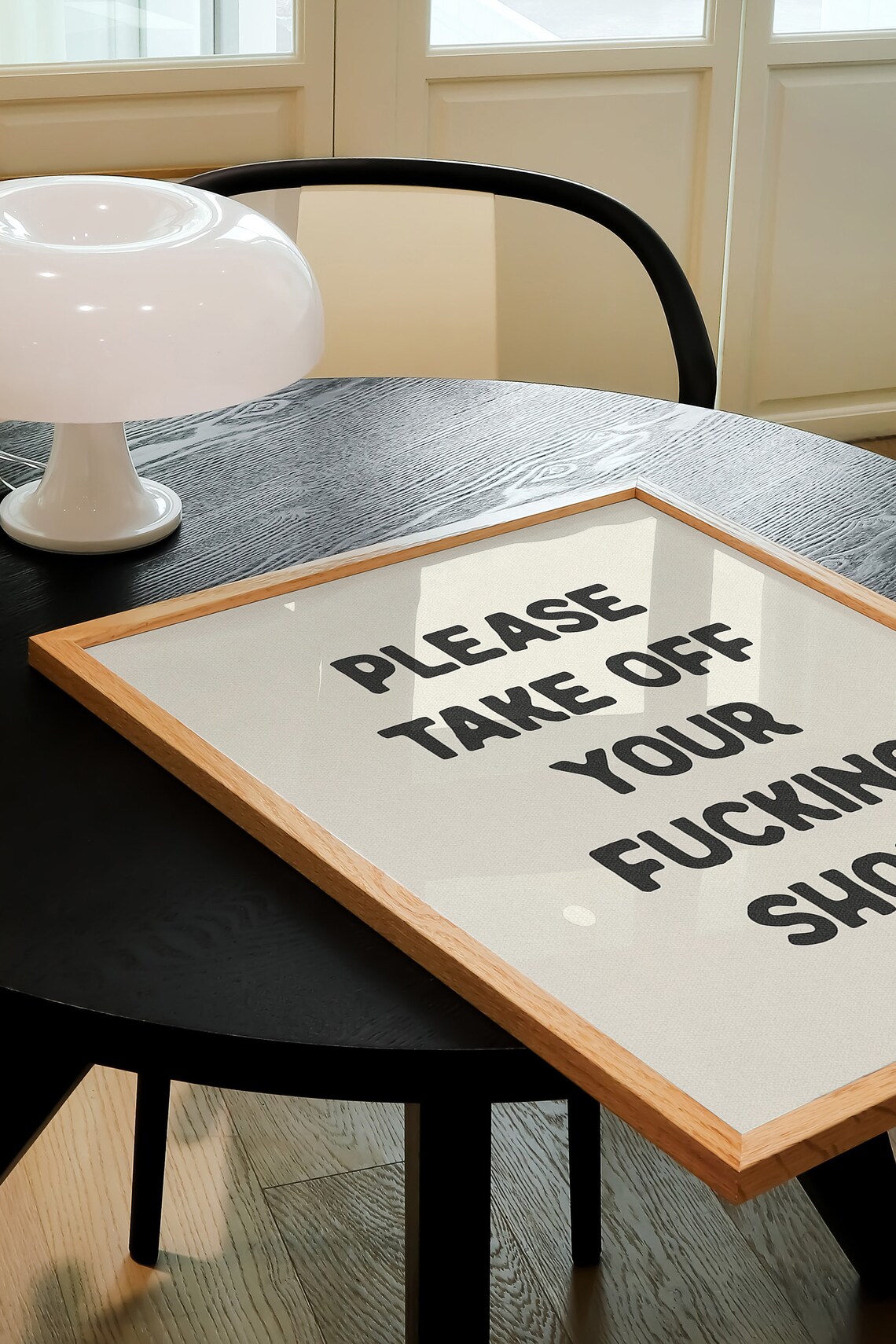 Please Take Off Your Fucking Shoes - Funny Hallway Art Print - Image 3