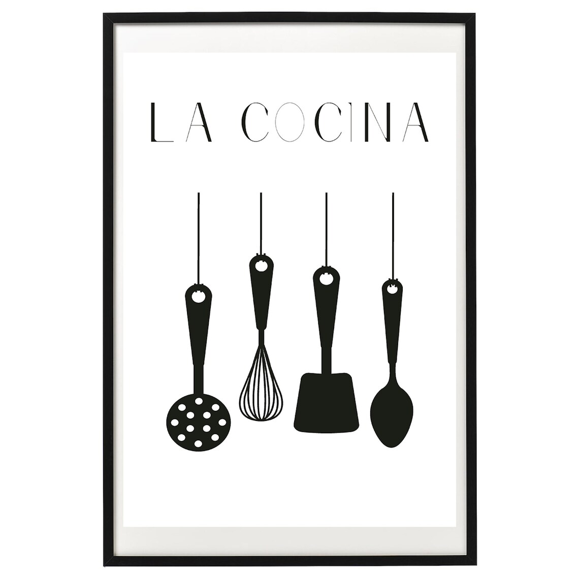 La Cocina Spanish Cuisine Art Print, Kitchen Decor - Image 2