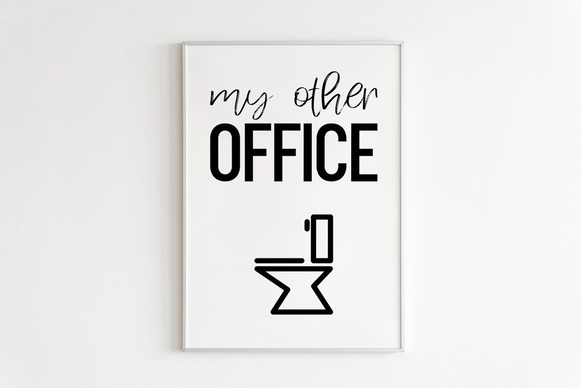 My Other Office Poster, Humorous Office Decor