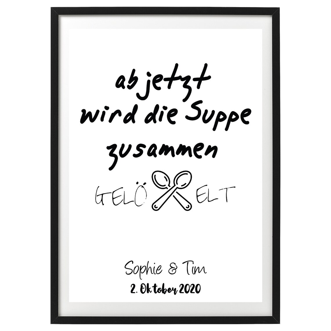 From Now On The Soup Will Be Spooned Together Poster - Image 2