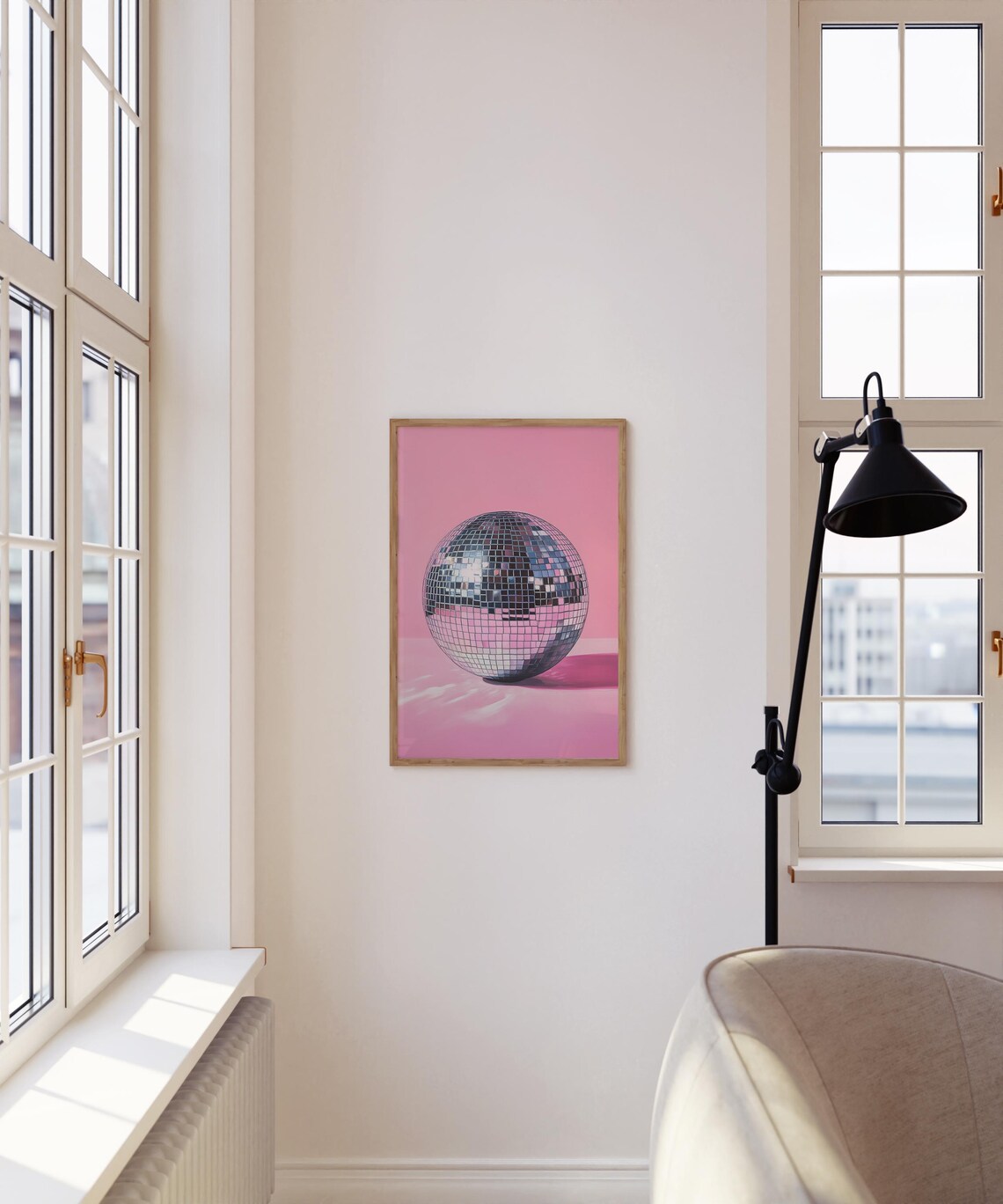 Disco Ball Wall Art, Dopamine Decor Aesthetic - Image 4