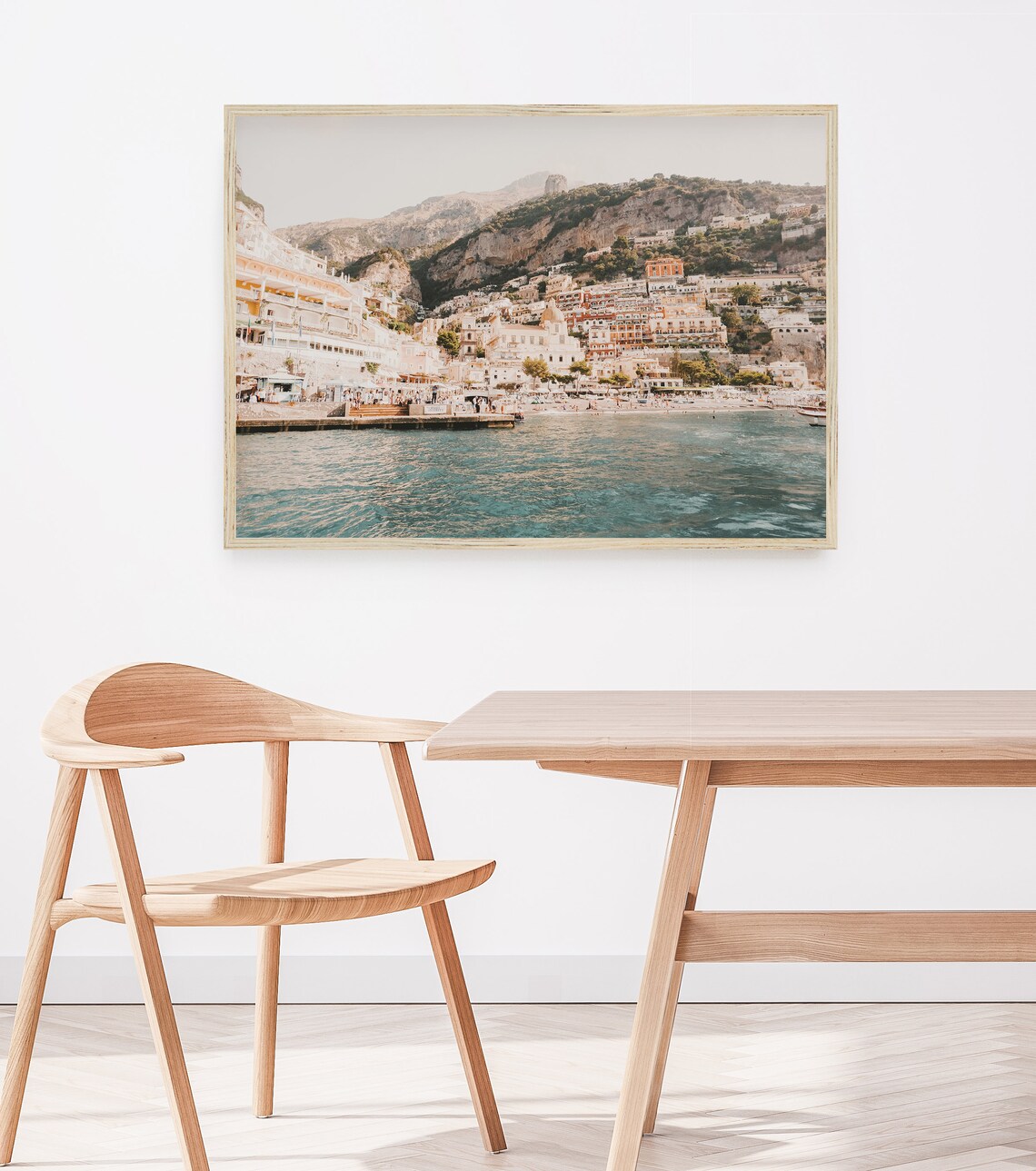 Positano Italy Coastal Travel Poster, Amalfi Coast - Image 2