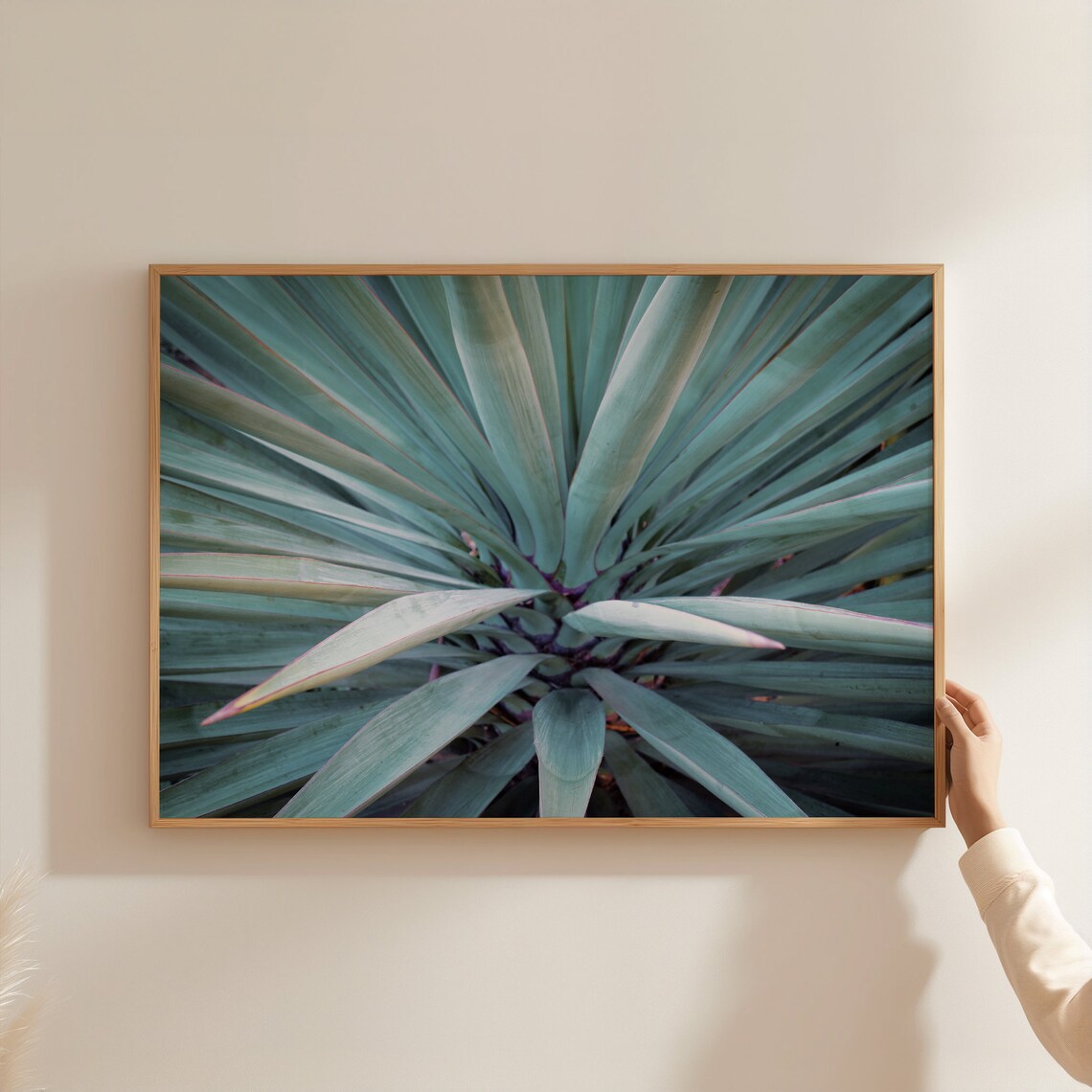 Blue Agave Mexico Wall Art, Southwest Plant Poster - Image 3