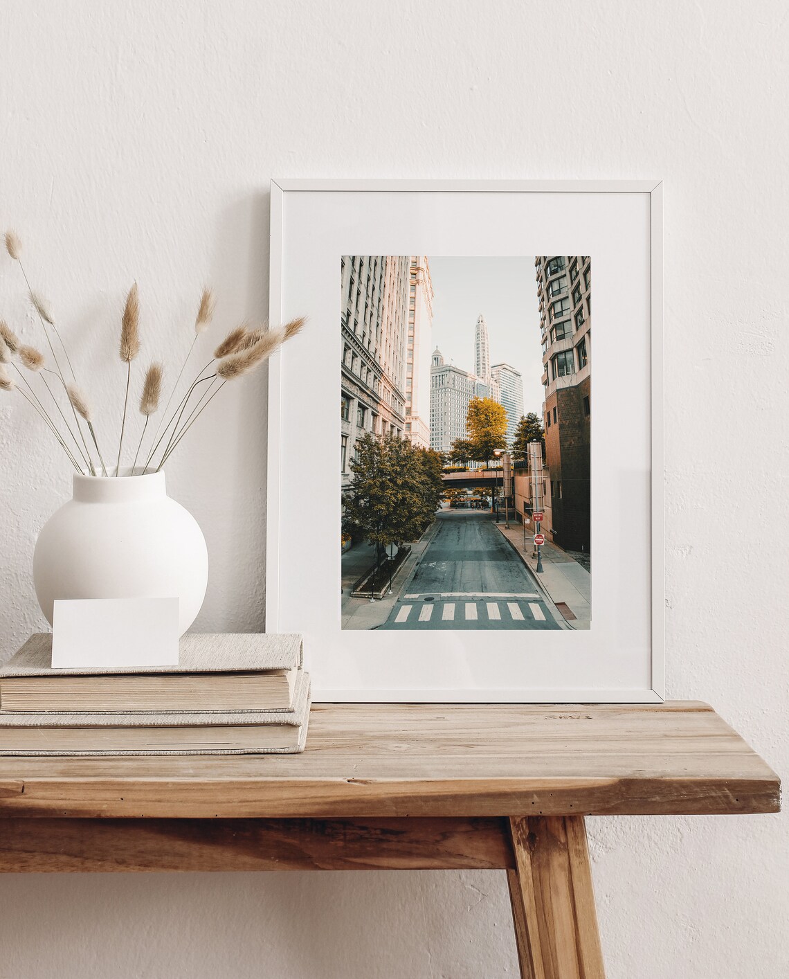 Chicago, Illinois Travel Poster, Architecture Cityscape - Image 4
