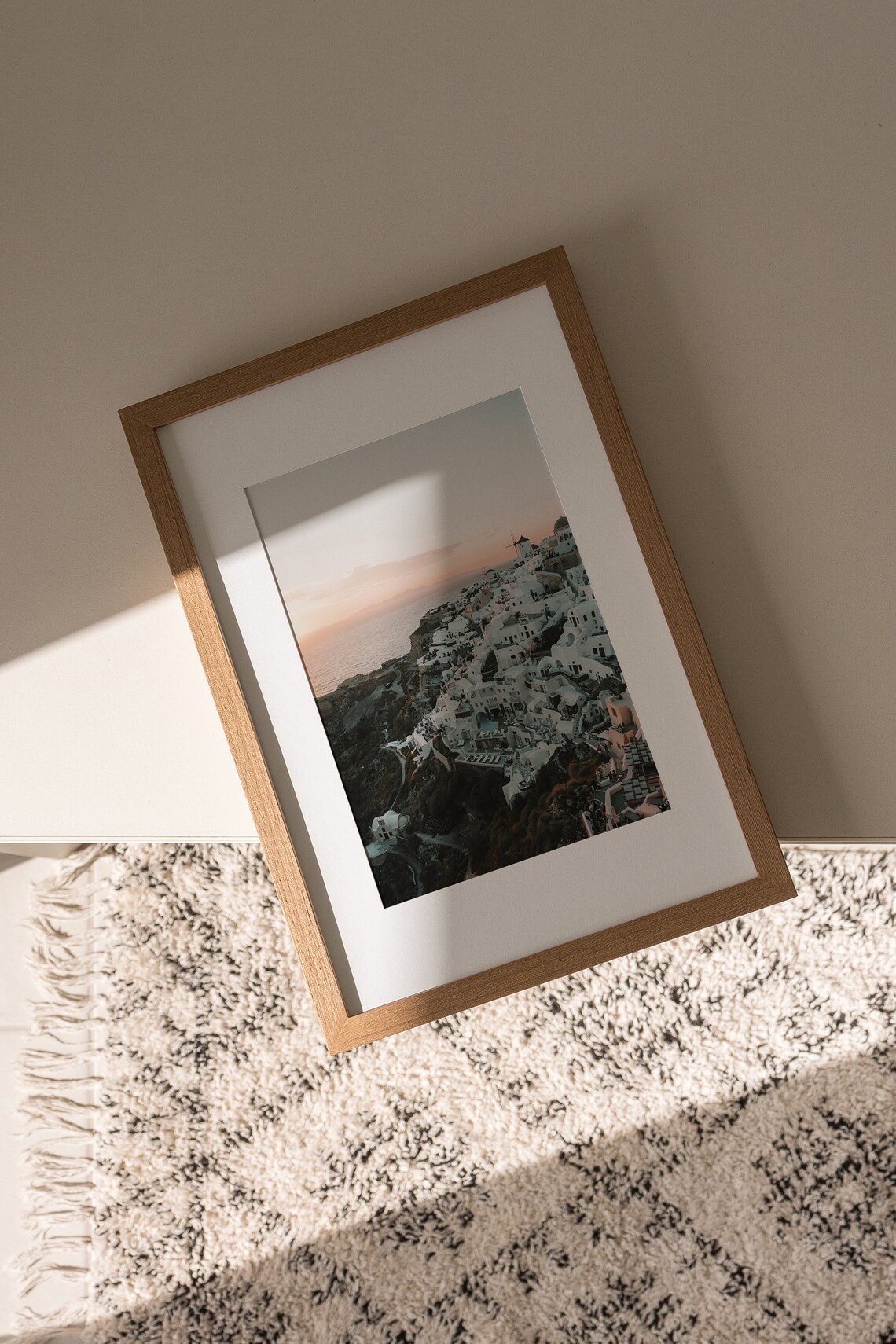 Santorini Sunset Greek Architecture Travel Poster - Image 3