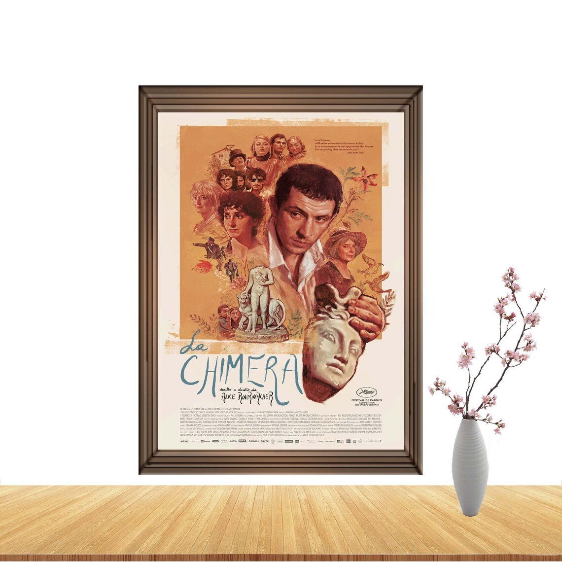 La Chimera Alice Rohrwacher Cannes Festival Illustrated Movie Poster - Image 3