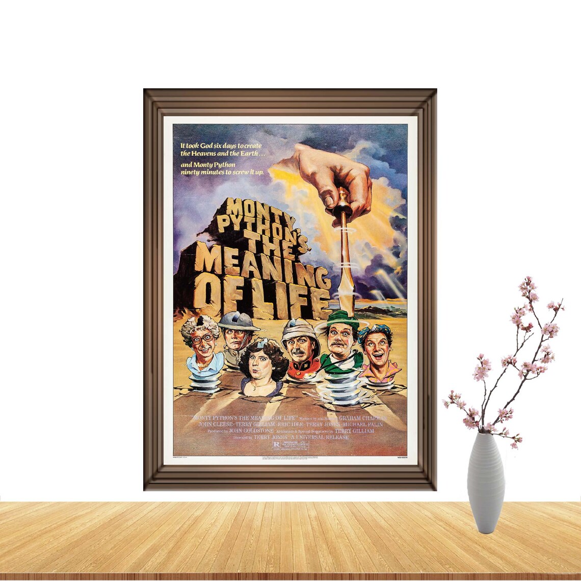 Monty Python's The Meaning of Life 1983 Classic Comedy Movie Poster - Image 3