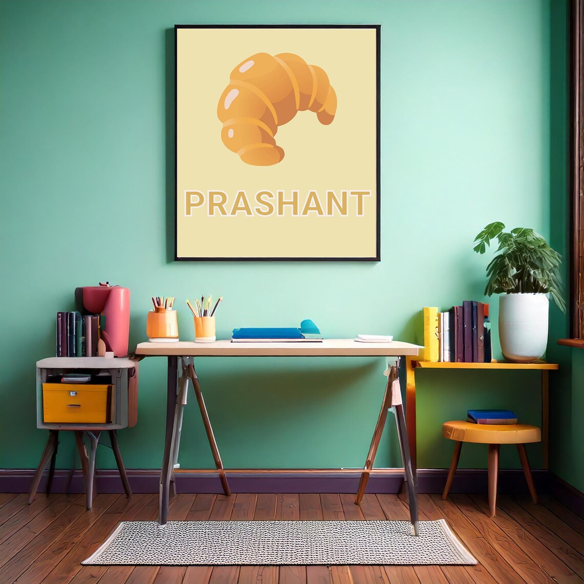 Prashant Croissant Meme Poster, Viral Trend - Image 4