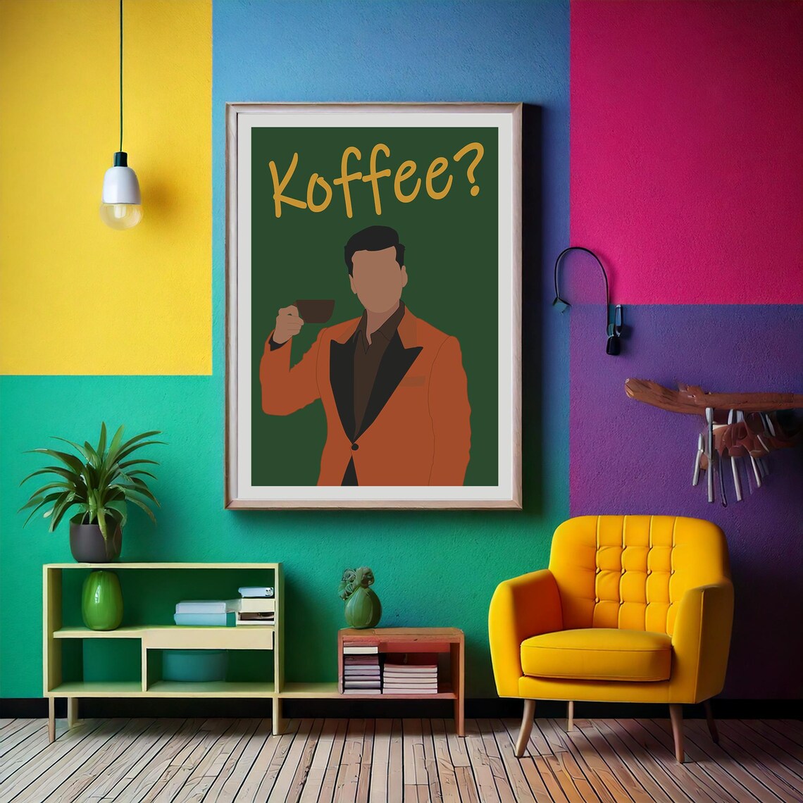 Karan Johar Koffee Poster, Bollywood Coffee Lover - Image 2