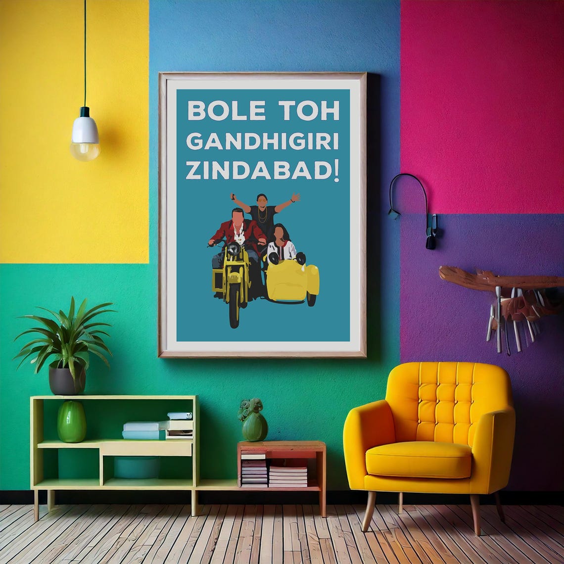Munna Bhai Bole Toh, Bollywood Poster - Image 3