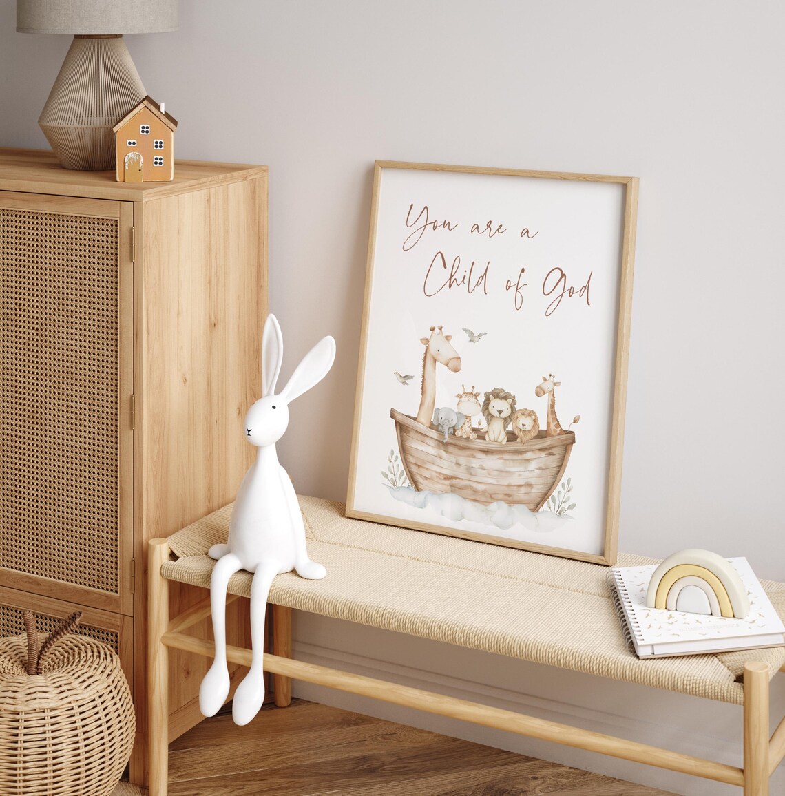 Child Of God Nursery Print, Christian Scripture Art - Image 2