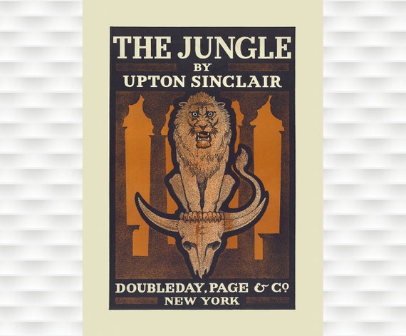 The Jungle Upton Sinclair Vintage Poster
