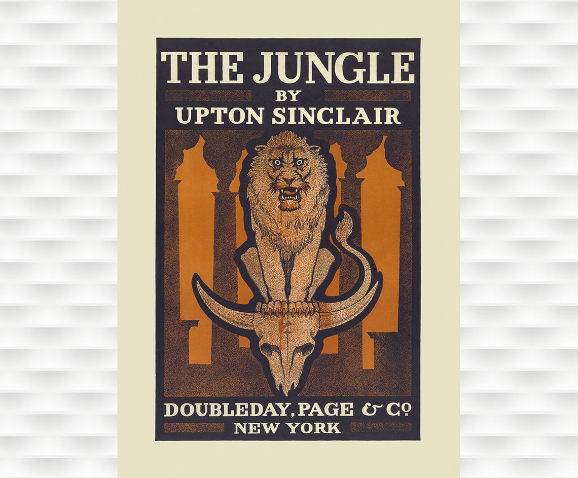 The Jungle Upton Sinclair Vintage Poster