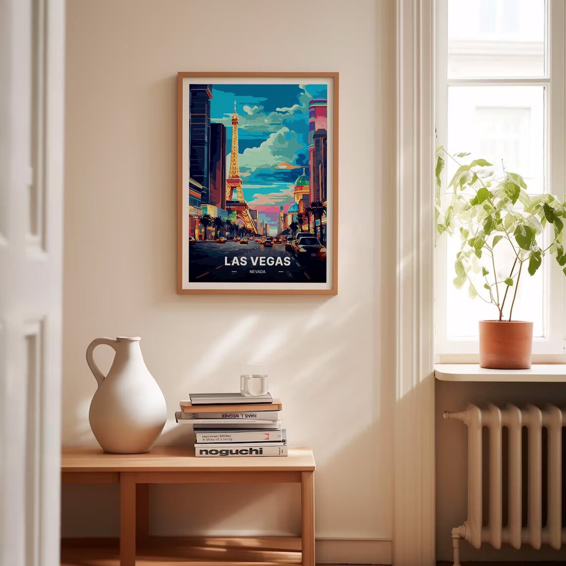 Las Vegas Travel Poster, Nevada Cityscape Artwork - Image 4