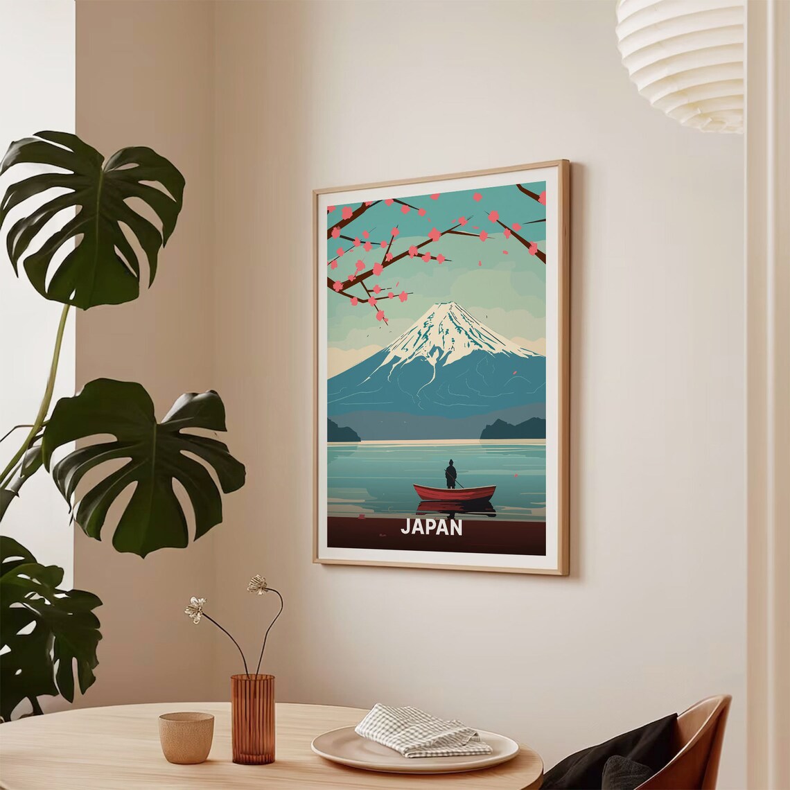 Mount Fuji Japan Travel Poster, Asia-Inspired Decor - Image 2