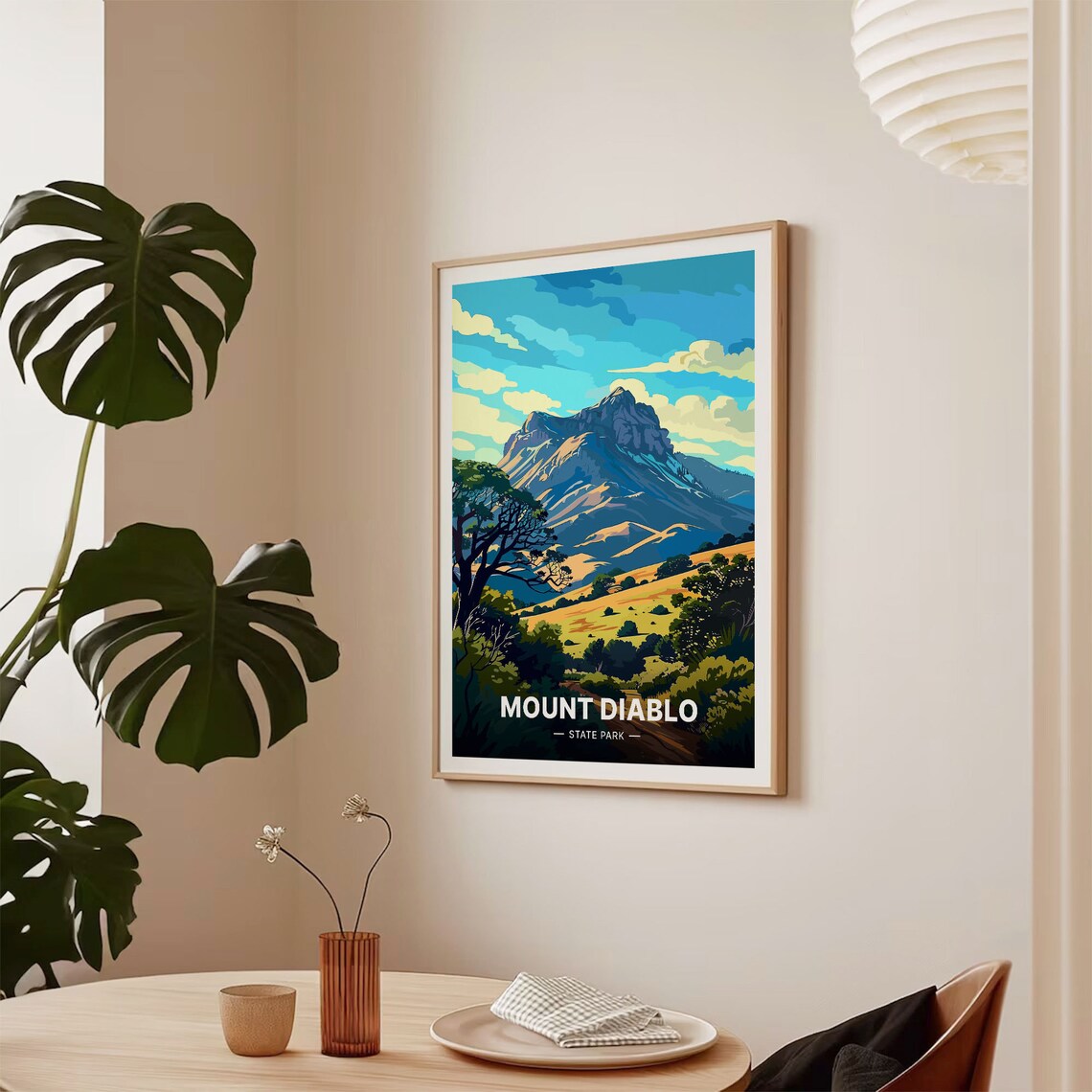 California Mount Diablo State Park Travel Poster - Image 2