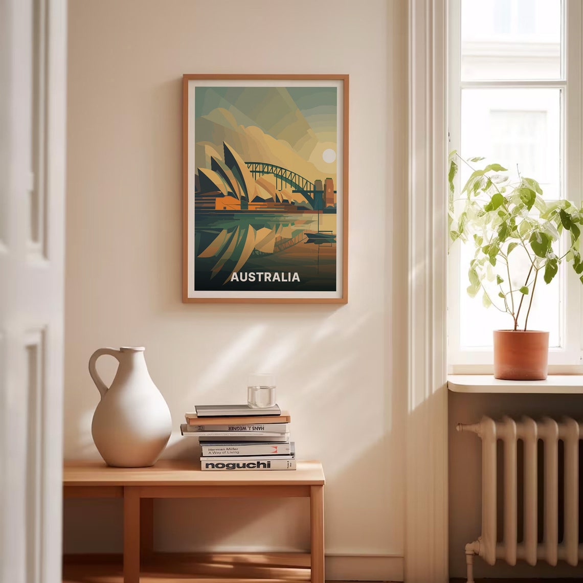 Australia Sydney Opera House Harbour Bridge Vintage Travel Poster Art - Image 4