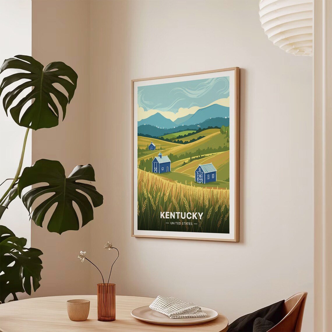Kentucky Vintage Inspired Travel Poster, Wall Art Print - Image 2