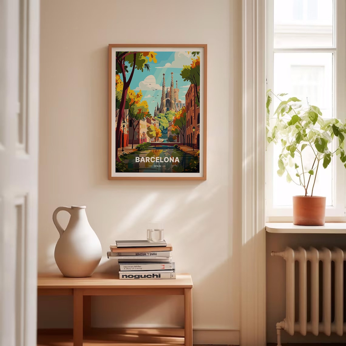 Barcelona Sagrada Familia Travel Poster, Spain - Image 4