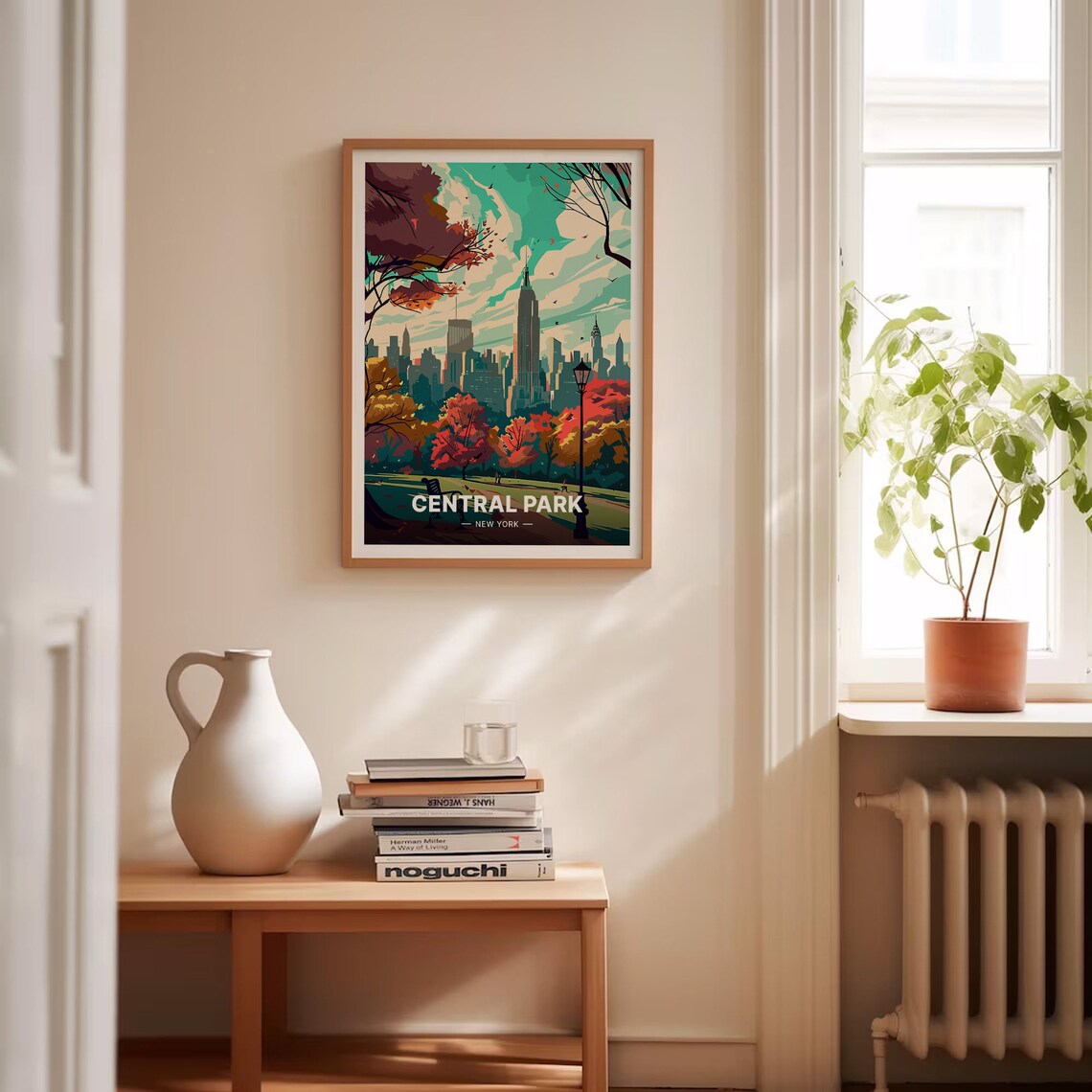 Central Park New York Travel Poster, Manhattan Cityscape - Image 4