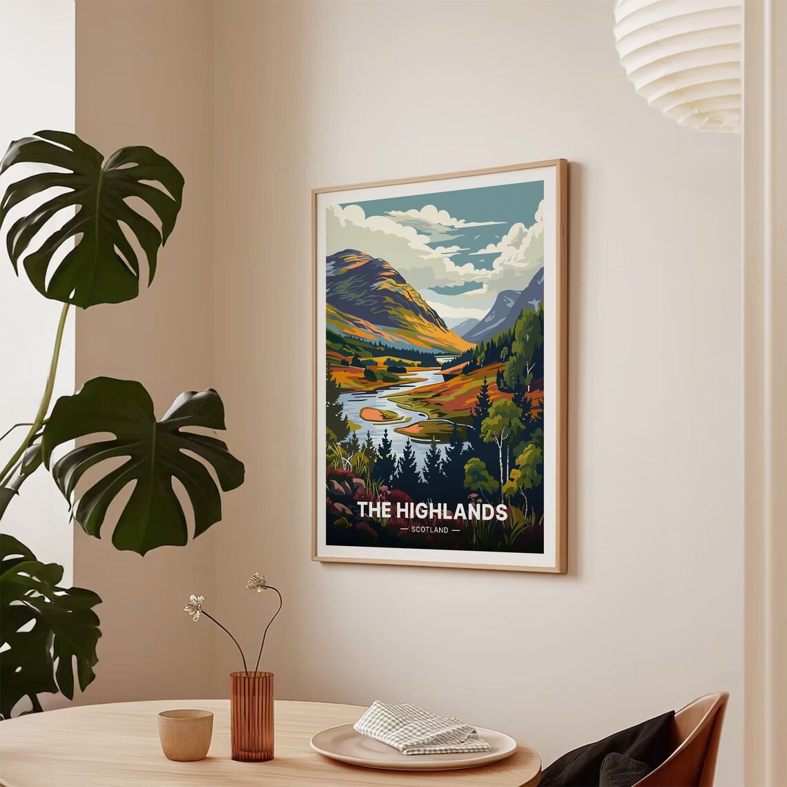 Scottish Highlands Travel Poster, Travel Poster - Image 2