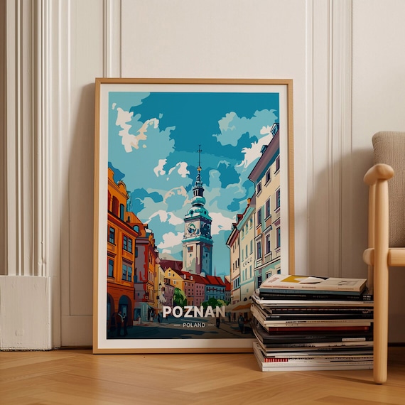 Poznan Poland Old Market Square Town Hall European City Poster