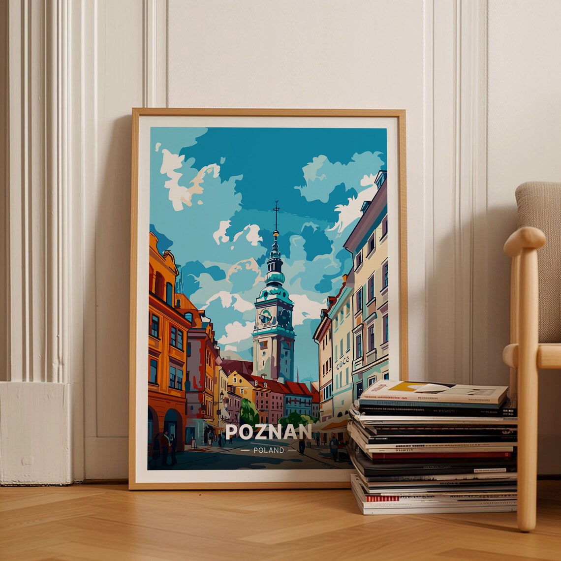 Poznan Poland Old Market Square Town Hall European City Poster
