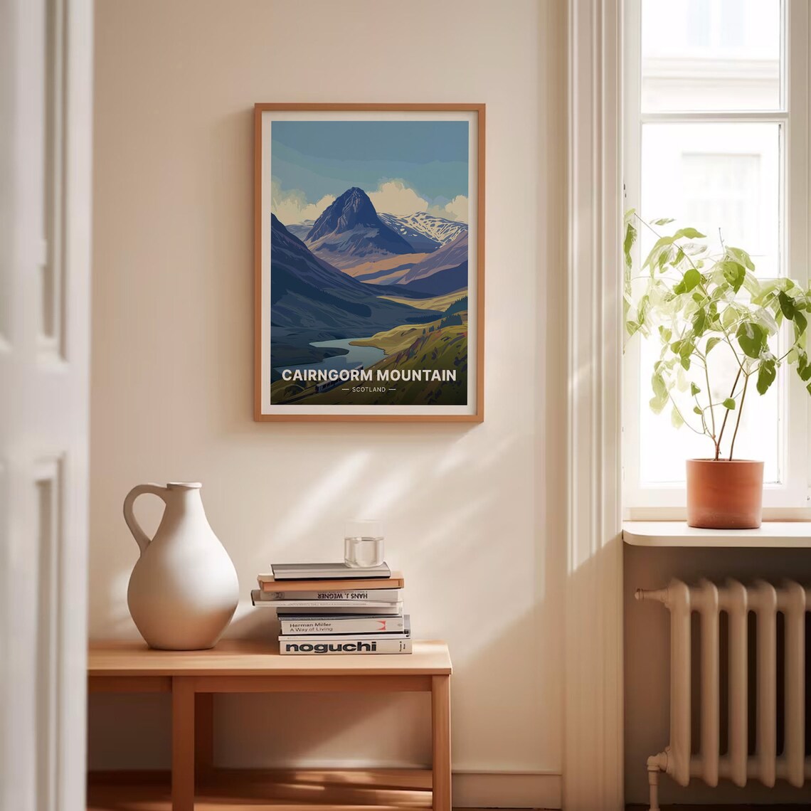 Cairngorm Mountain Travel Poster, Scottish Highlands Decor - Image 4