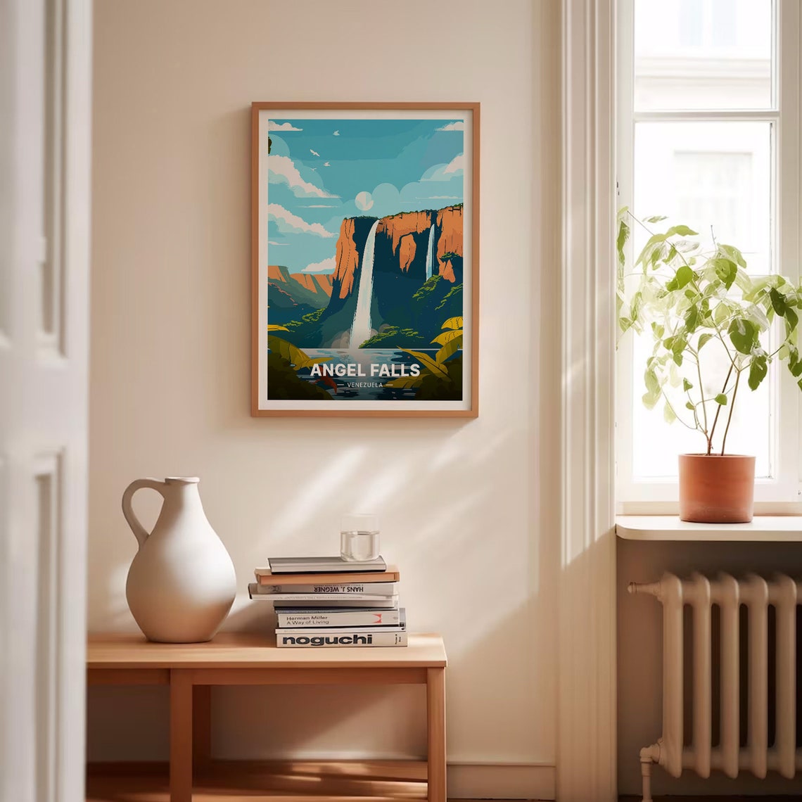 Angel Falls Venezuela Waterfall Jungle Cliffs Vintage Travel Poster - Image 4