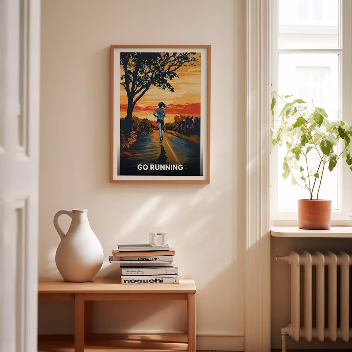 Adventure Travel Poster, Retro Trail Running Marathon - Image 4