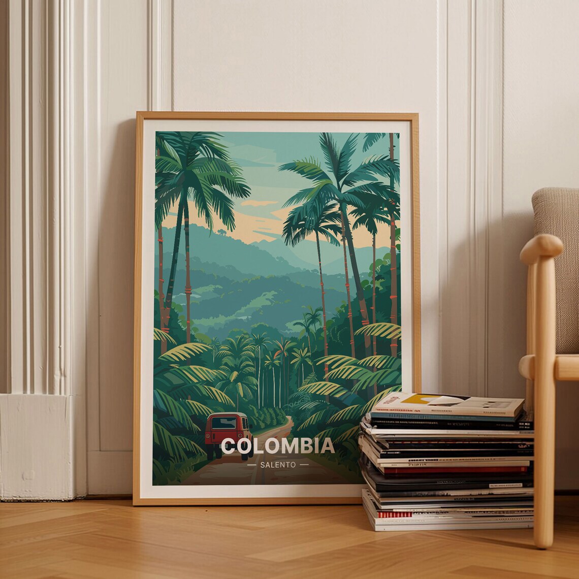 Valle De Cocora Salento Colombia Travel Poster