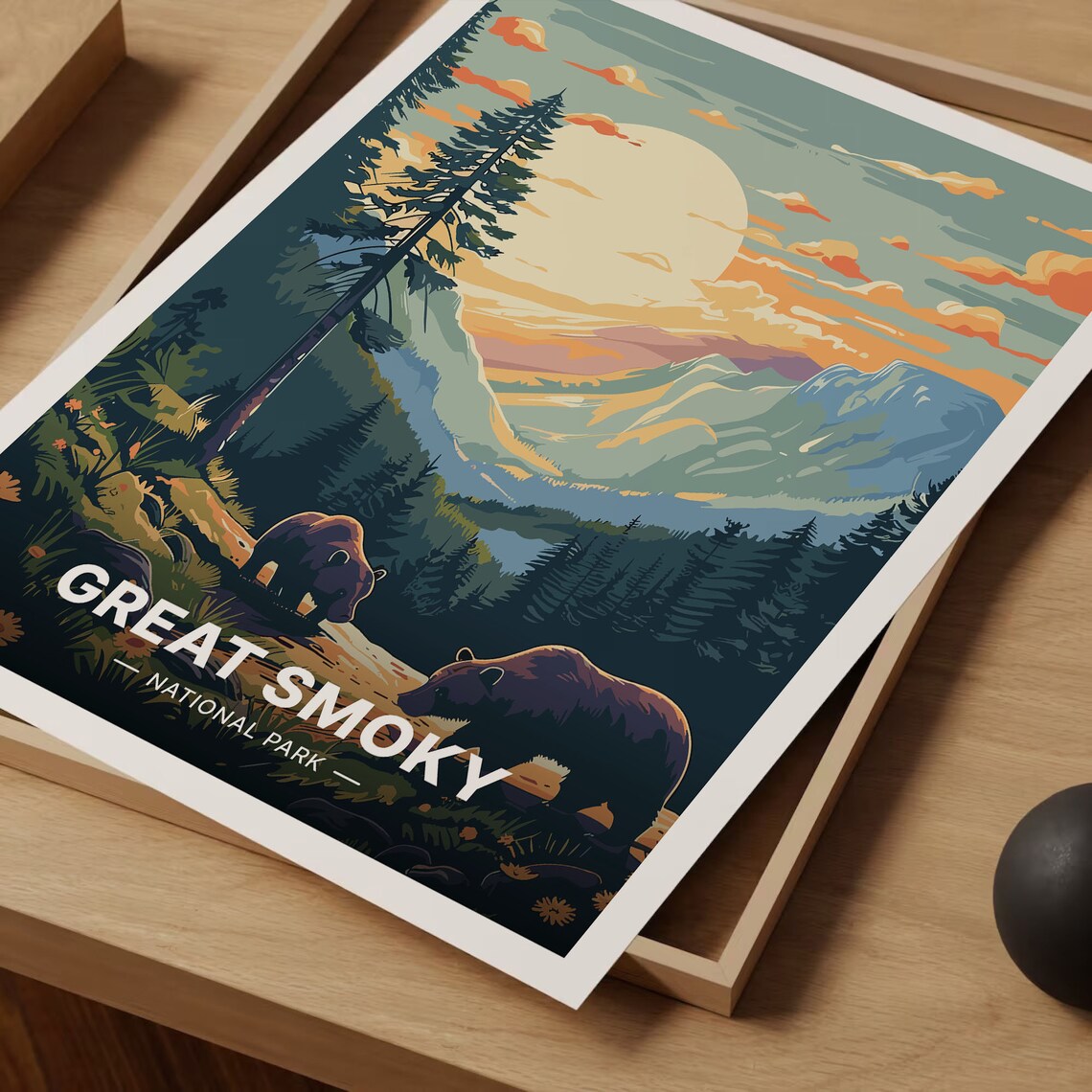 Great Smoky Mountains National Park Scenic Poster - Image 3