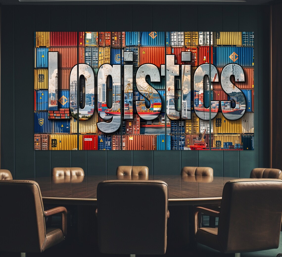 Logistics Office Wall Art, Cargo Shipping Poster - Image 2