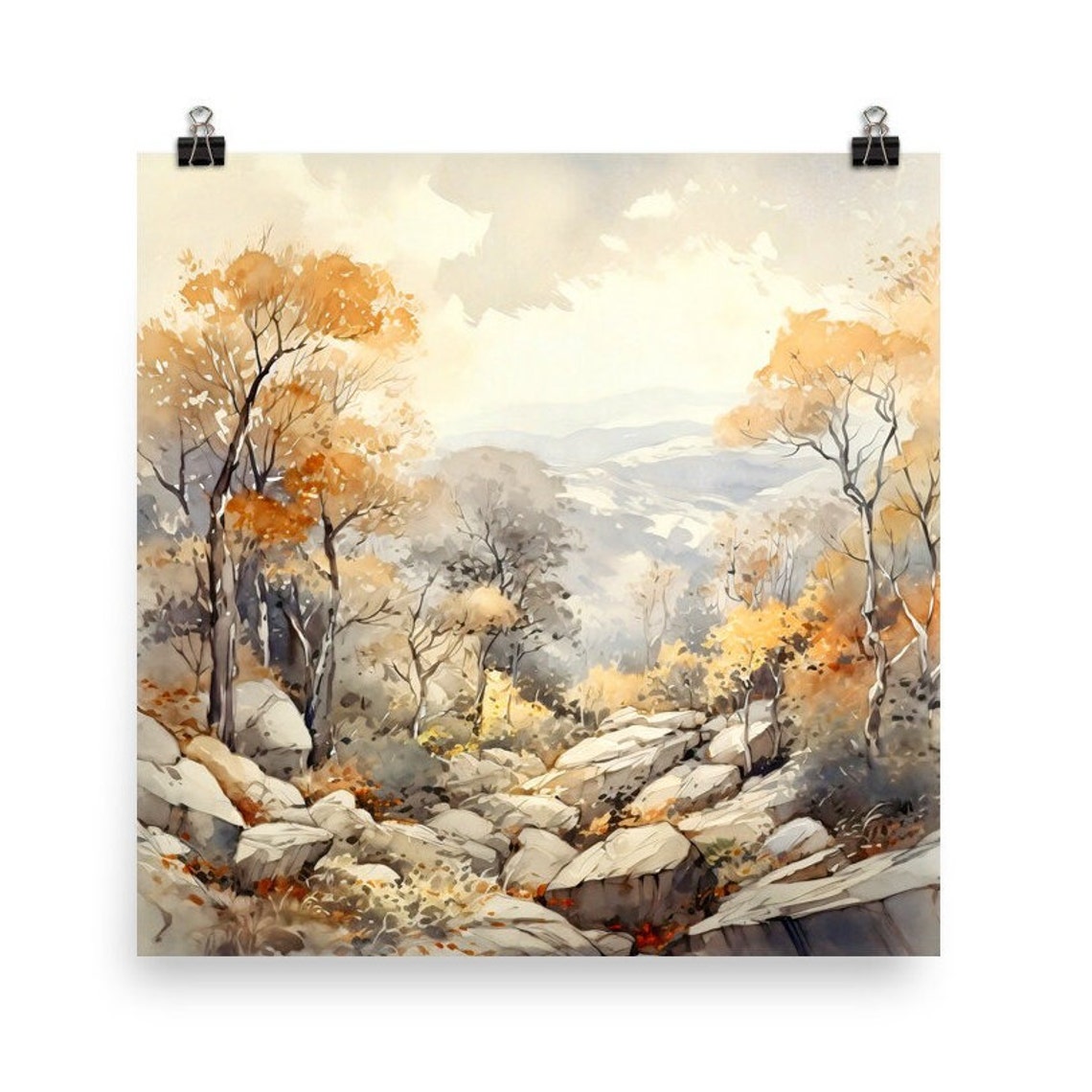 Shenandoah National Park Watercolor Art Print Shenandoah National Park Painting Shenandoah National Park Usa Travel Poster Home Gifts - Image 5