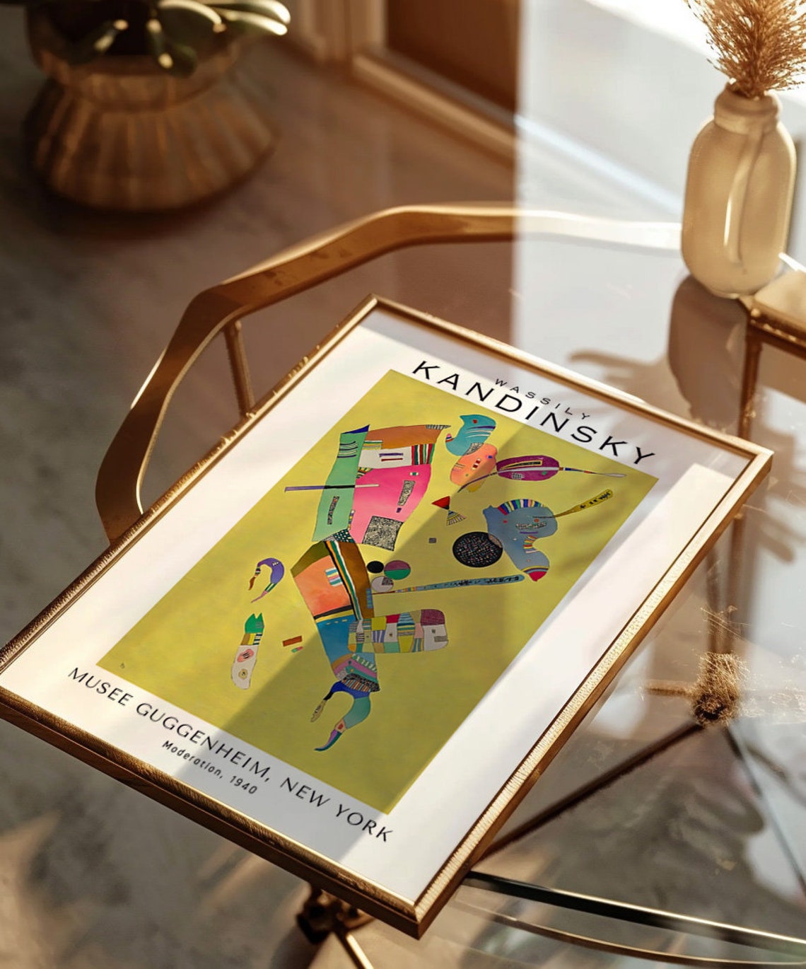 Wassily Kandinsky Moderation 1940 Guggenheim Abstract Poster - Image 3