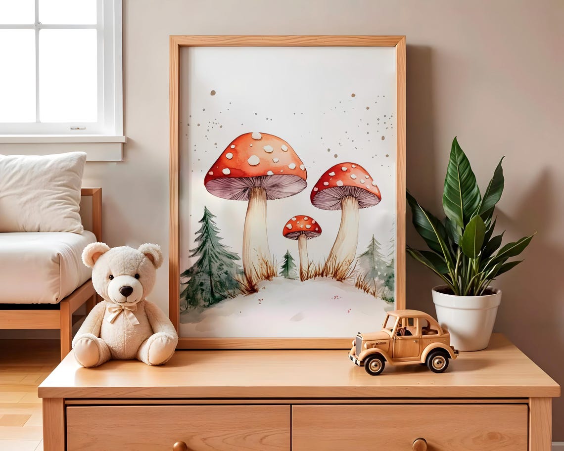 Nursery Decor Baby Room Wall Art Nursery Decor Prints Animal Boho Kids Room Decor Instant Playroom Print - Image 2