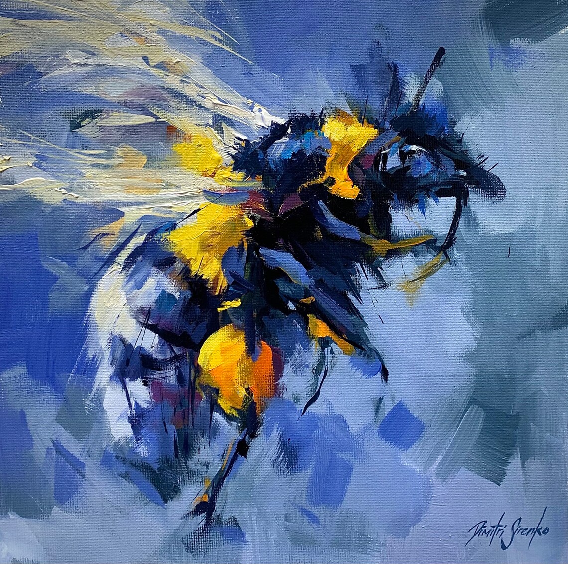 Sweet Dreams Bumble Bee Art Print, Bee Poster
