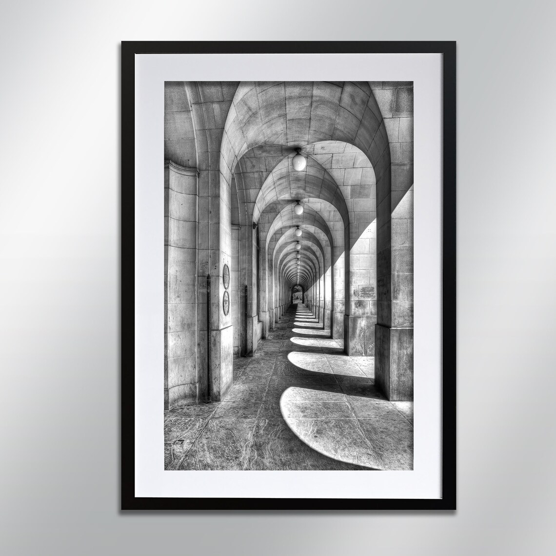 Manchester Town Hall Arches Architecture Art Print