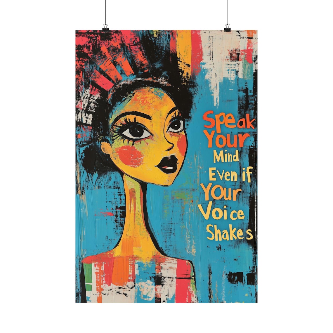 Speak Your Mind Poster, Freedom Of Expression