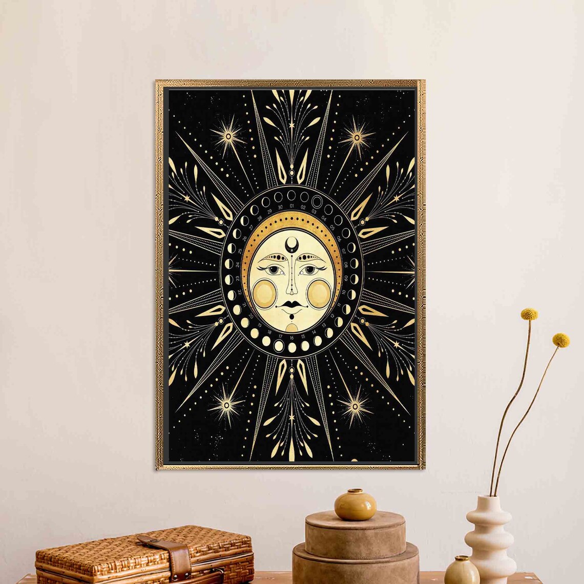 Chiromancy Art Horoscope Zodiac Poster, Gift For Him - Image 2
