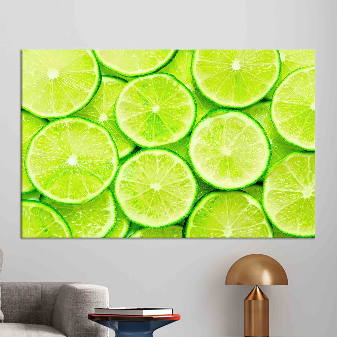 Lemon Wall Decor, Modern Kitchen Art Print