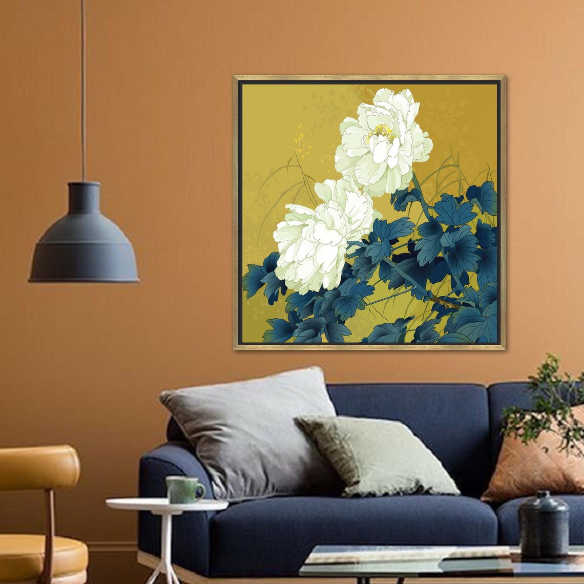 Abstract Floral Art, Modern Japanese Flowers - Image 2
