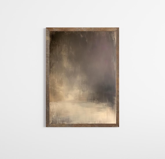 Organic Abstract Art Textured Print E39