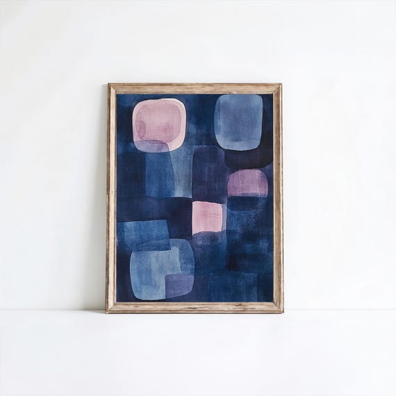 Moody Abstract Print Boho Art Eclectic Wall Decor Vintage Modern Timeless E895