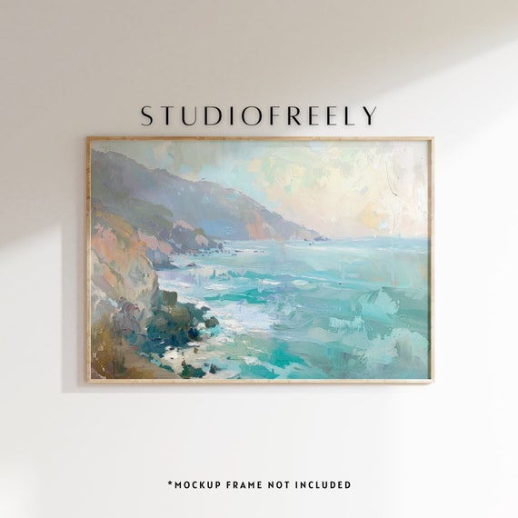 Big Sur Coastal Art Print Seascape Painting