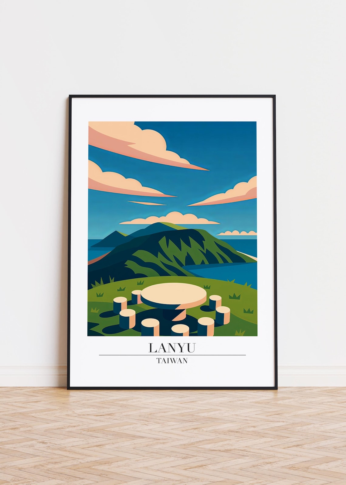 Lanyu Taiwan Modern Illustration Art Print