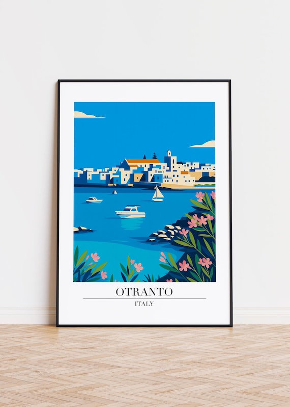 Otranto Italy Poster City Skyline Art Print