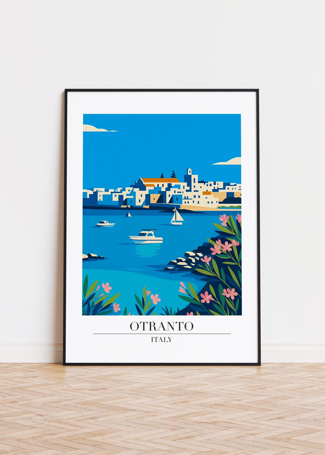 Otranto Italy Poster City Skyline Art Print