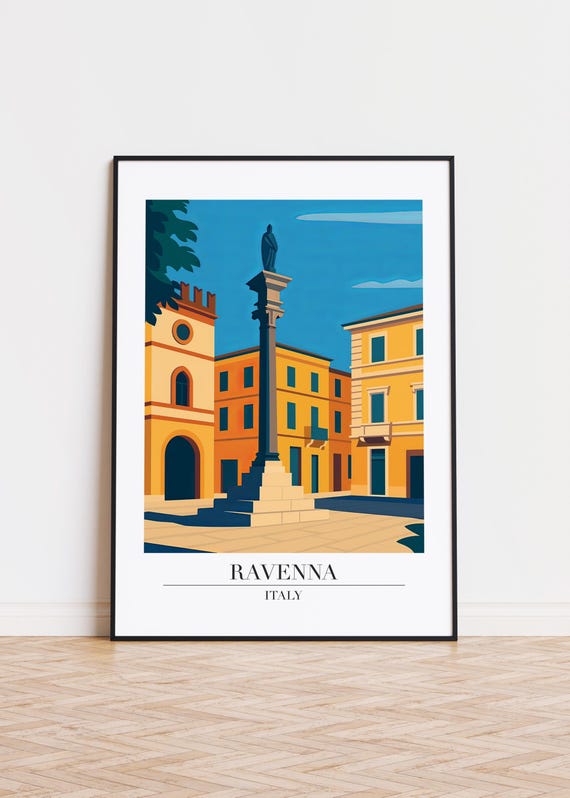 Ravenna Italy Poster Modern City Art Print