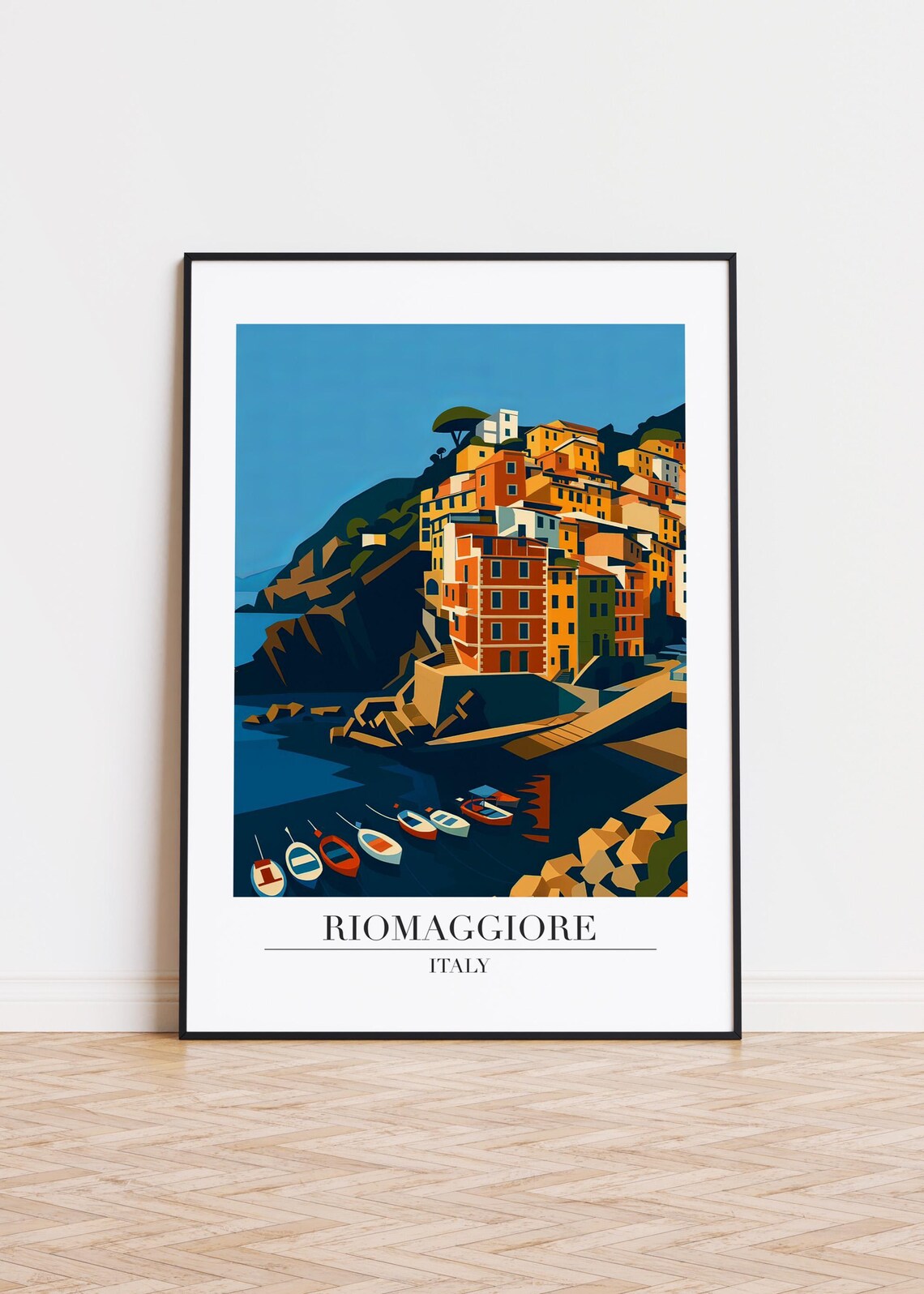 Riomaggiore Italy Travel Poster